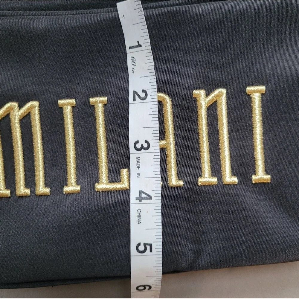 Milani Cosmetic Travel Toiletry Bag Color Black